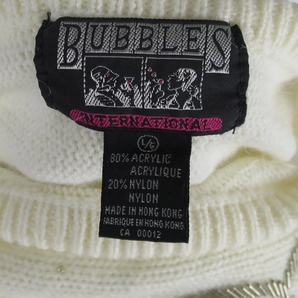 Vtg 80s Deadstock Beaded Sweater Size L - Picture 9 of 10